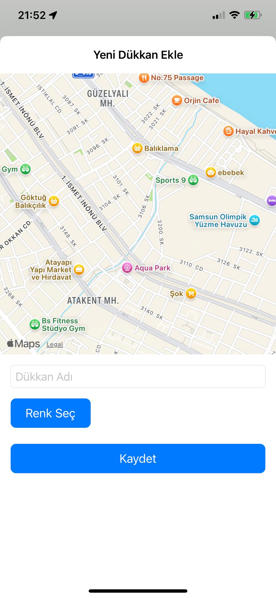 Kartla Yemek Screenshot 1 - Yemek kartı ile ödeme yapılan restoran listesi
