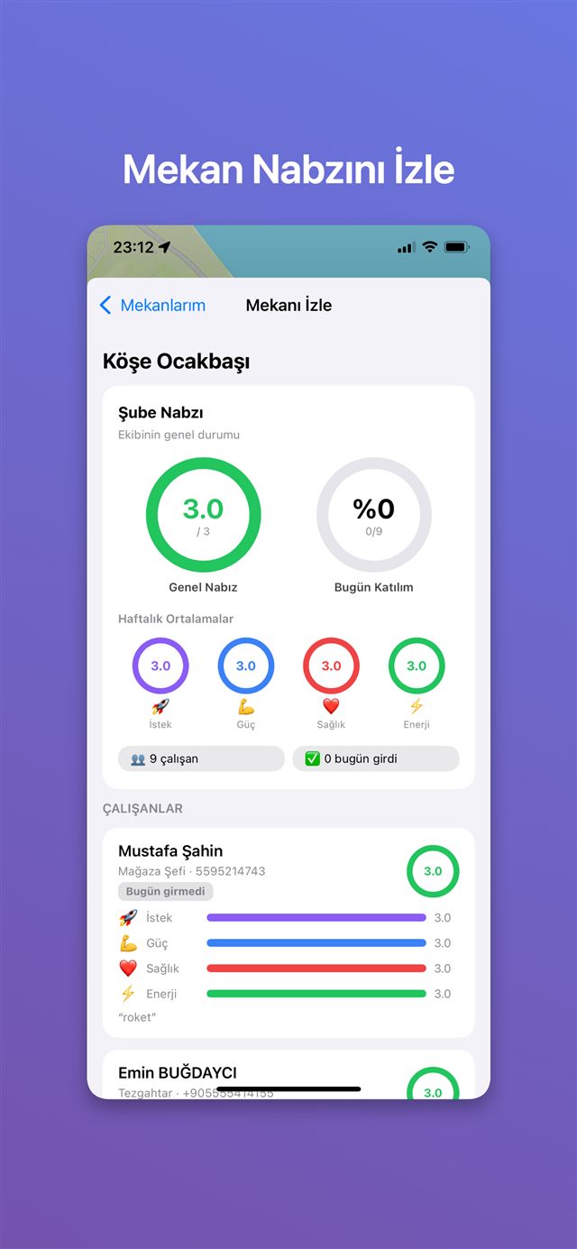 Kartla Yemek uygulama ekranı 9